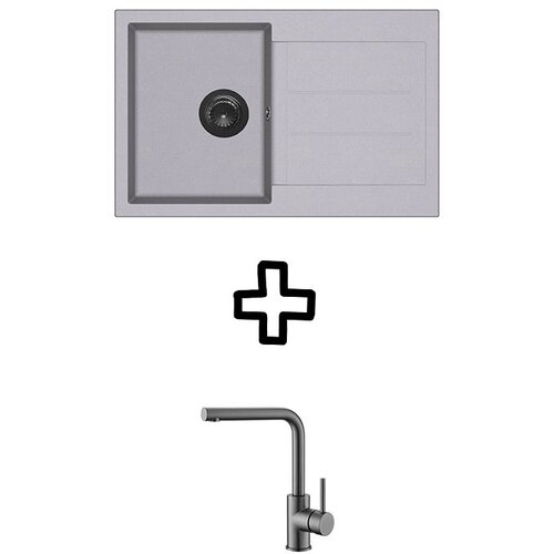 Aquasanita Set Tesa SQT101AW + Zora PVD Grafit/Alumetallic Cijene