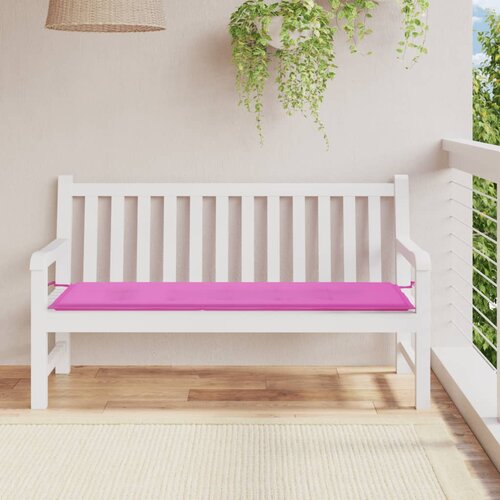 vidaXL Jastuk za vrtnu klupu ružičasti 150x50x3 cm od tkanine Oxford Cijene
