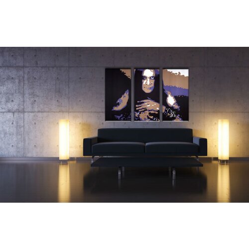  Ročno izdelana slika POP Art Ozzy Osbourne 3-delna  (POP ART) Cene