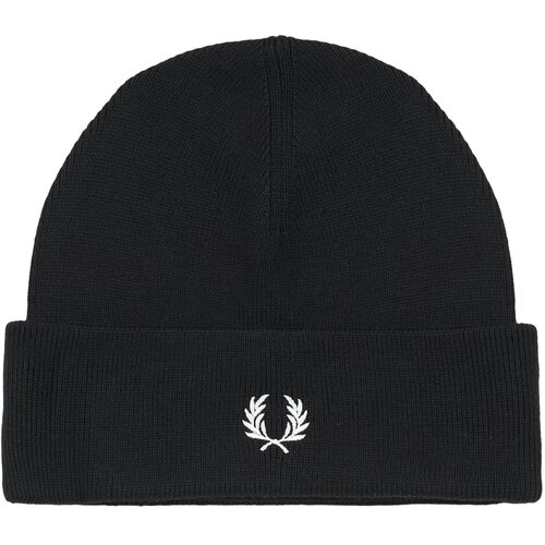 Fred Perry Kape Classic Merino Wool Beanie Črna Slike