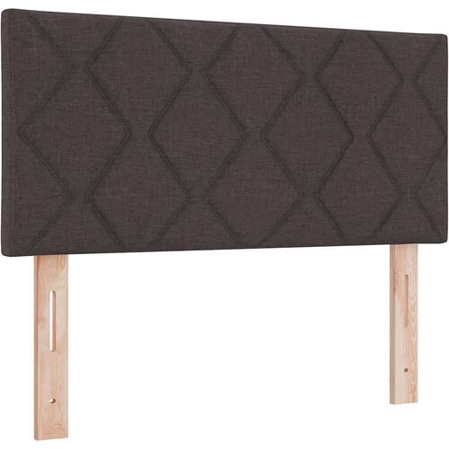  Boxspring - Krevet s oprugama s madracem Tamno smeđa 90 x 190 cm tkanina Slike