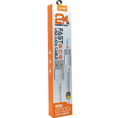 Ldnio USB kabel LS392 USB C 2m črno/rdeč Slike
