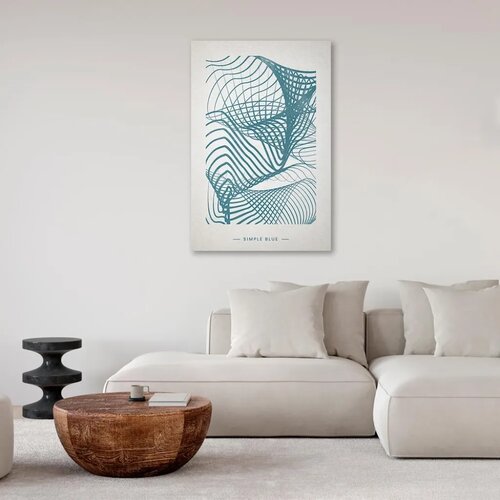  Slika - Simple Blue (1 Part) Vertical 80x120 Cijene