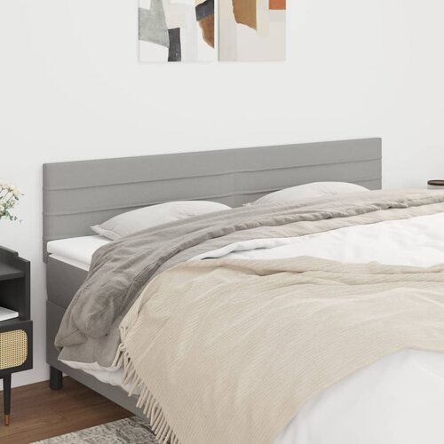vidaXL Uzglavlje 2 kom svjetlosivi 100x5x78/88 cm od tkanine Cijene