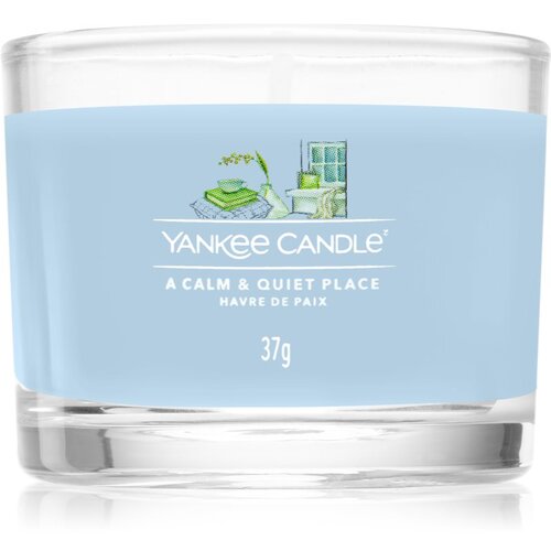 Yankee Candle A Calm &amp;amp; Quiet Place votivna sveča I. Signature 37 g Slike