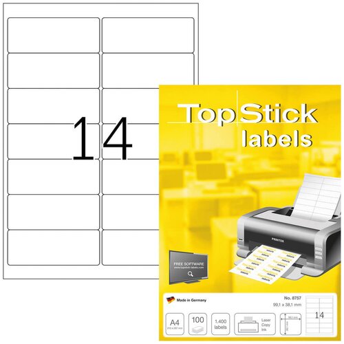 Herma etikete topstick 99,1x38,1 A4/14 1/100 ( 02H8757 ) Cene