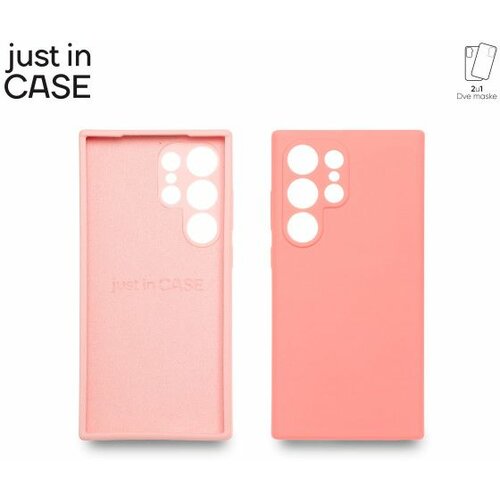 Just In Case 2u1 extra case mix plus paket maski za telefon samsung S24 ultra pink Slike