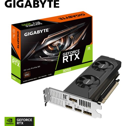 Gigabyte GeForce RTX 3050 OC Low Profile 6G NVIDIA 6 GB GDDR6 Slike
