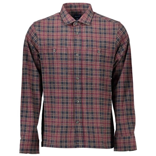Gant MEN'S LONG SLEEVE SHIRT BROWN Cijene