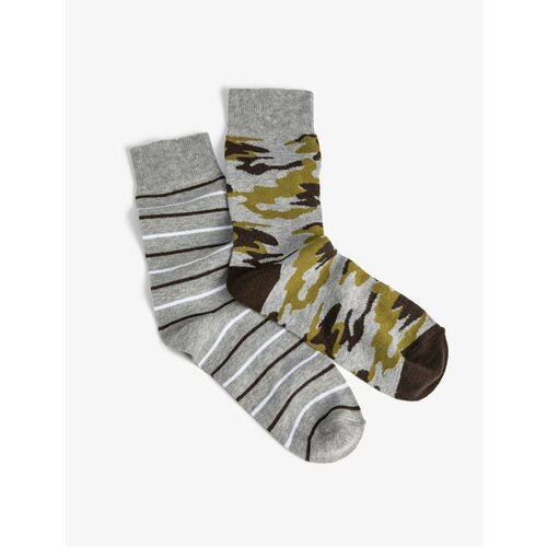 Koton Camouflage Socks Set of 2 Cene