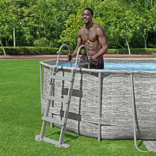 Bestway Lestev za bazen Flowclear s 4 stopnicami 107 cm, (21002375) Cene