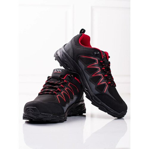 DK Men's trekking shoes black and red Slike