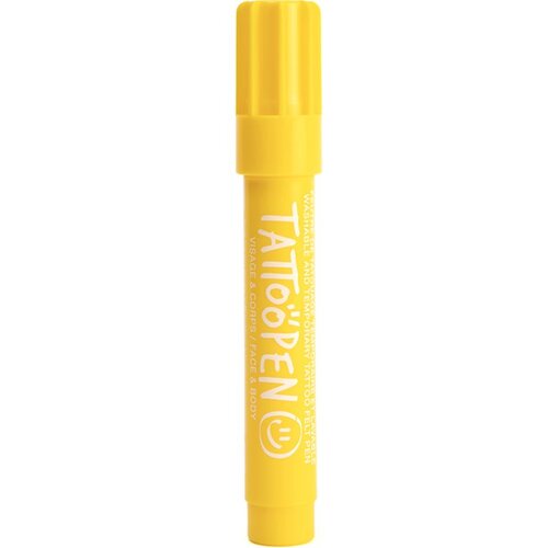 Nailmatic Tattoo Pen olovka za tetoviranje za lice i tijelo Yellow 1 kom Cijene