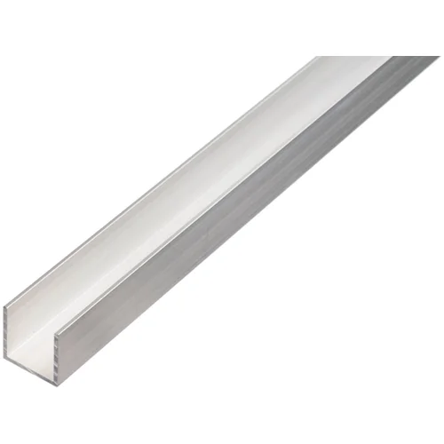  BA profil (D x Š x V: 1.000 x 25 x 25 mm, Aluminij, U-profil)