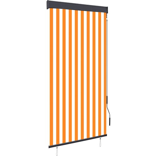  Vanjska roleta 100 x 250 cm bijelo-narančasta Cijene