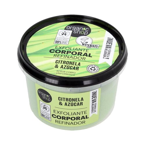 Organic Shop refining body scrub lemongrass &amp;amp; sugar Slike