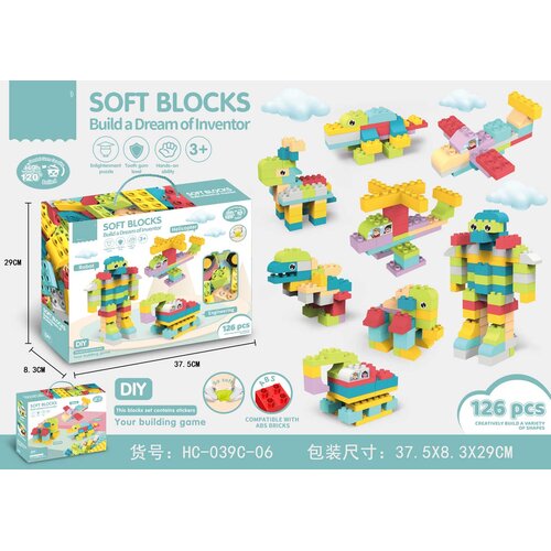  Set mekanih kockica za slaganje - 126 elementa Cene