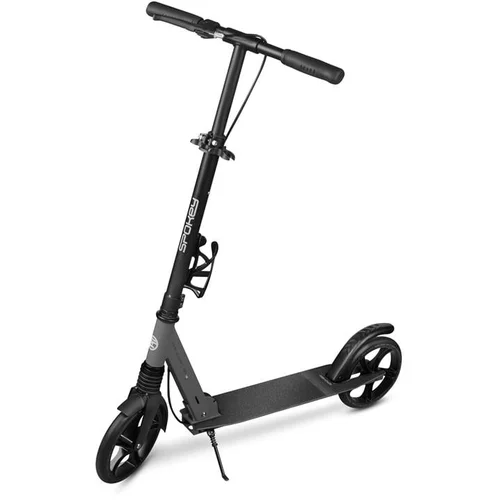 Spokey CITY FLOW PRO Scooter with hand brake, collie 200 mm, gray