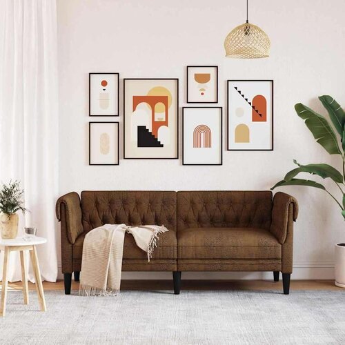  Chesterfield sofa stolica Smeđa 182.5 x 74.5 x 74.5 cm Cijene