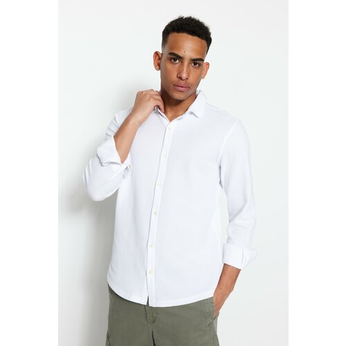 Trendyol Shirt - White - Slim Slike