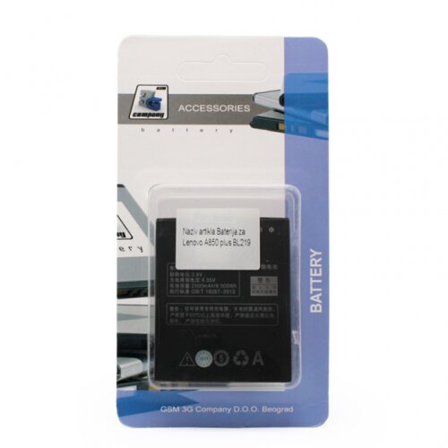  Baterija za lenovo A850 plus BL219 Slike
