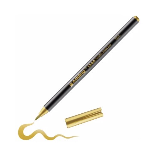  Brush flomasteri E-1340, 1-6 mm metalik Edding zlatna 08L1340MR Cene