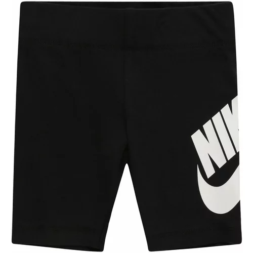 Nike Sportswear Hlače 'Futura' crna / bijela