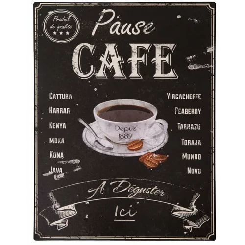 Antic Line Kovinski napis Antic Line Pause Café, 25 x 33 cm