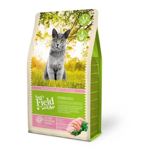 Sam's Field hrana za sterilisane mačke s piletinom 2,5kg Slike