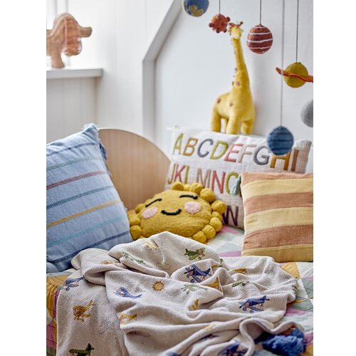 Bloomingville Mini Kremno bela otro&amp;scaron;ka odeja 130x160 cm Plane &amp;ndash; Slike