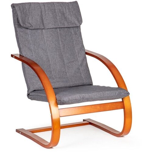 ModernHome Stolica za ljuljanje walnut/charocoal Slike