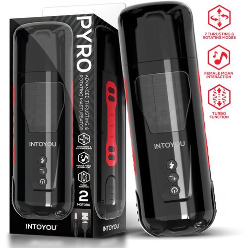 INTOYOU Pyro Advanced Thrusting, Rotating and Moaning Masturbator Cene