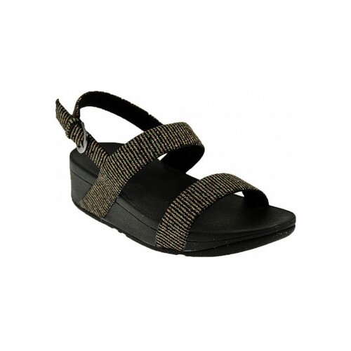 Fitflop LOTTIE GLITTER STRIPE BACK STRAP SANDALS Crna Slike