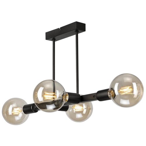  Luster na šipci ASTRID 4xE27/60W/230V crna Cene