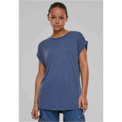 UC Ladies women's modal extended shoulder tee t-shirt - vintage blue Slike