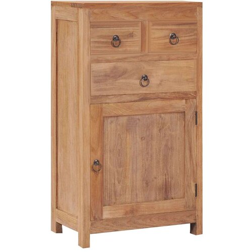 vidaXL Komoda 50x30x90 cm trdna tikovina Cene