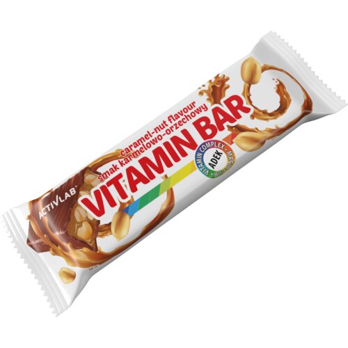 ACTIVLAB Vitamin Bar, Ukus karamele i nugata, 40g Slike