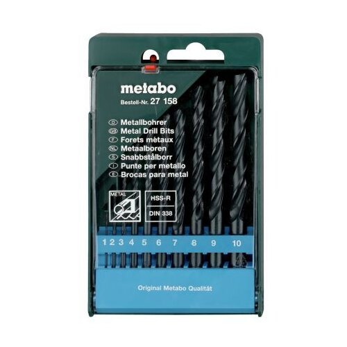 Metabo 10 - delni set spiralnih burgija za čelik 627158000 Slike