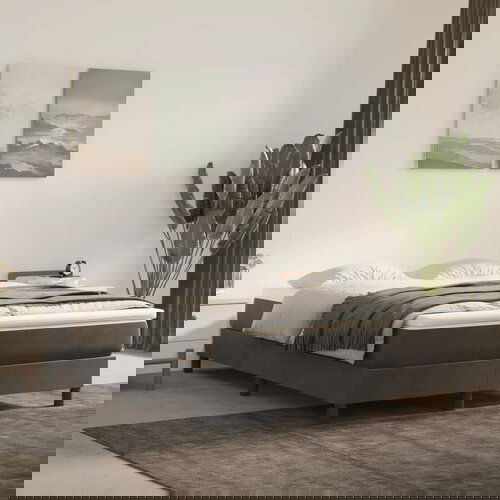 VidaXL Madrac s oprugama tamnosivi 140 x 190 x 20 cm bar&amp;scaron;unasti Slike