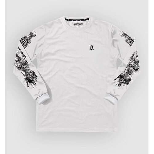 Loose Riders Victory Or Death Long Sleeve Tech Tee white Slike