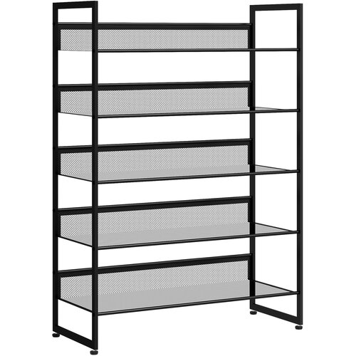 HOMCOM stojalo za čevlje jeklo 72D x 30&Scaron; x 102V cm črno, (5000242256) Cene