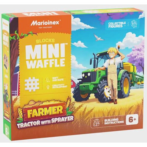 Marioinex Mini Waffle Farmer 50 kom, Tractor with Sprayer Cijene