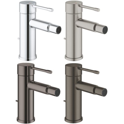 Grohe enoročna armatura za bide Essence z zgornjim delom sifona - brushed hard graphite (32935AL1) Slike