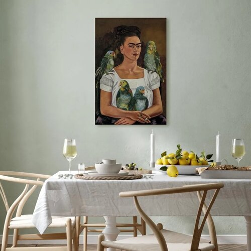  Slika - Frida Kahlo &amp;ndash; Me and My Parrots 60x90 Premium Print Slike
