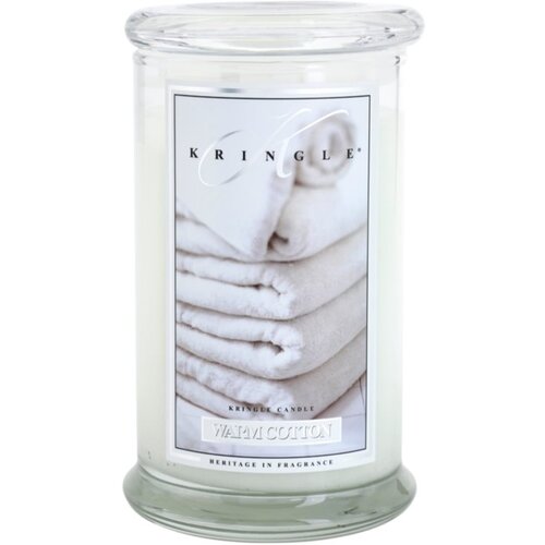 Kringle Candle Warm Cotton dišeča sveča 624 g Cene