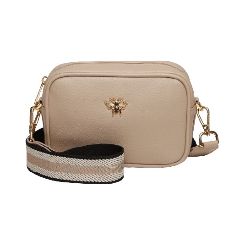 Fancy Metal Goods Ltd Alice Wheeler - Torba - Mini Mayfair, Stone, Cross body Cene