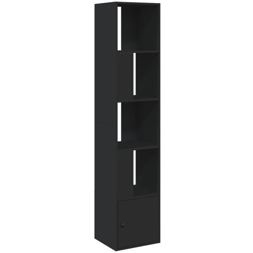 Maison Chic Knjižna omara - Knjižni regal črna 40x36x189 cm inženirski les, (21725234) Slike