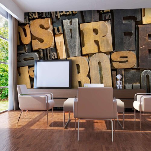  Tapeta XXL - Wooden letters 550x270 Slike
