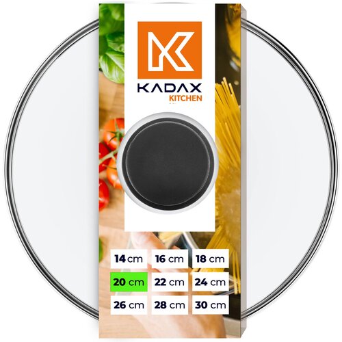 KADAX stekleni pokrov 20 cm univerzalni toplotno odporen pokrov za lonce in ponev, (5000355989) Cene