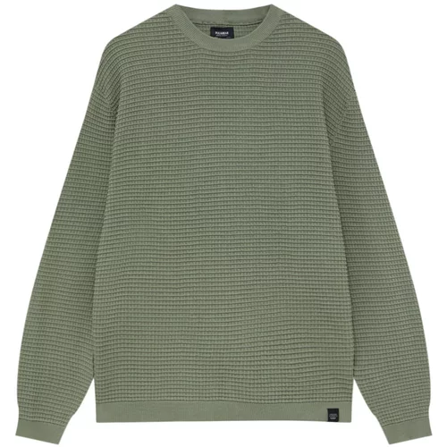 Pull&Bear Sweater majica zelena